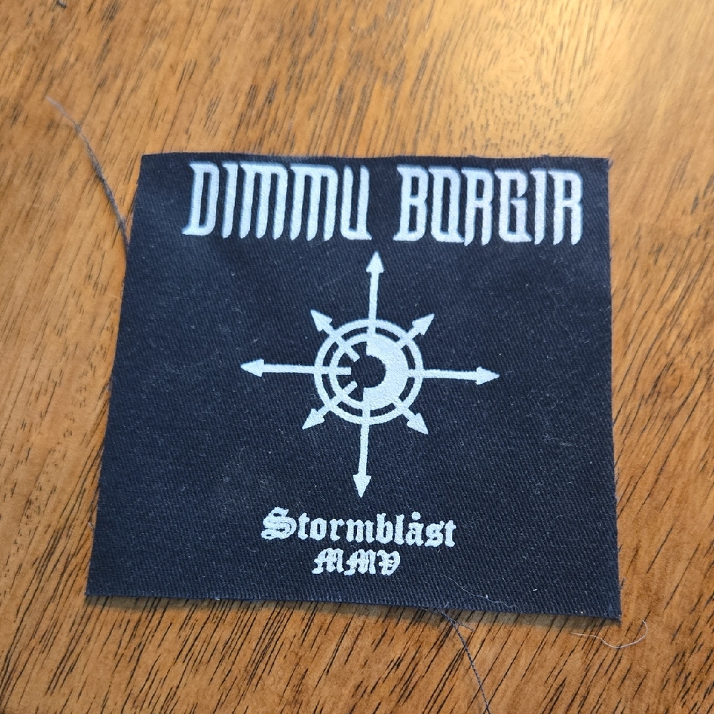 Dimmu Borgir Stormblast Black Cloth Patch